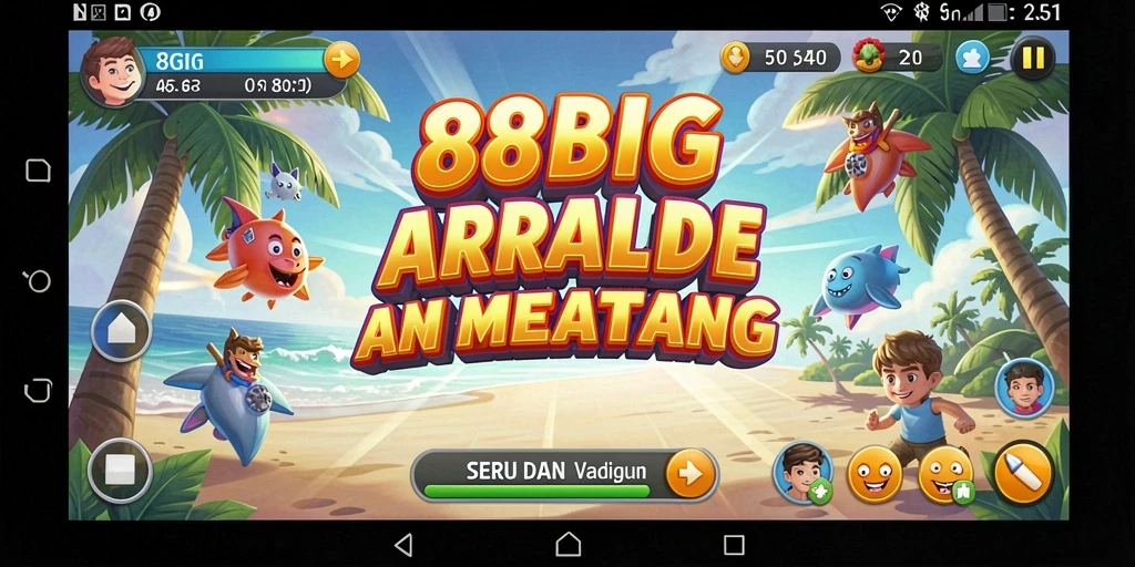 Tampilan gameplay seru dari 88BIG dengan berbagai level menantang.