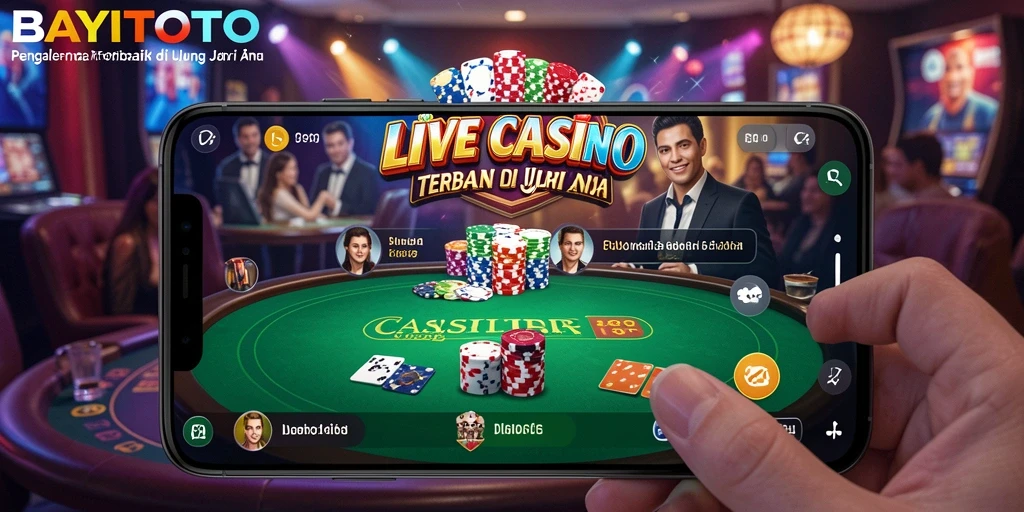 Tampilan gameplay Live Casino yang mengasyikkan di BAYITOTO.