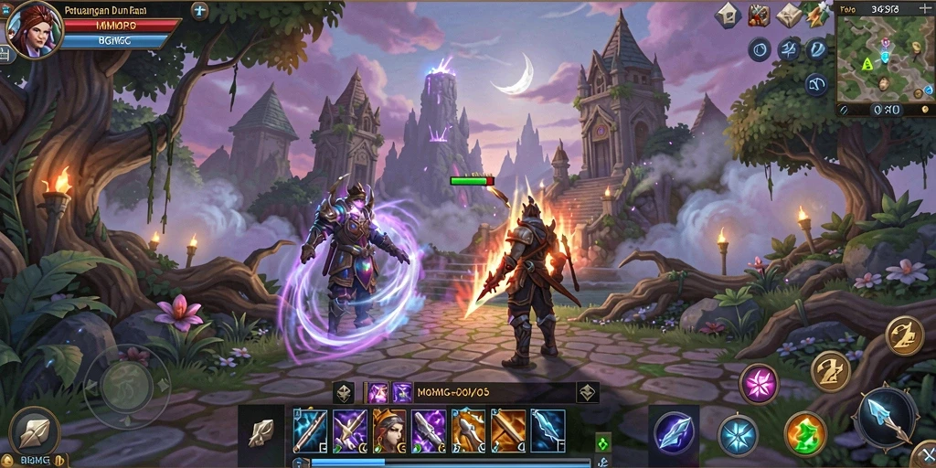 Tampilan gameplay seru dan grafis memukau di BIGMSG.