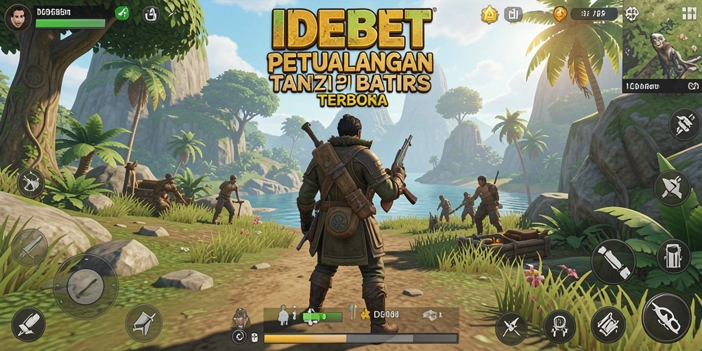 Tampilan gameplay Open World di IDEBET dengan eksplorasi luas.