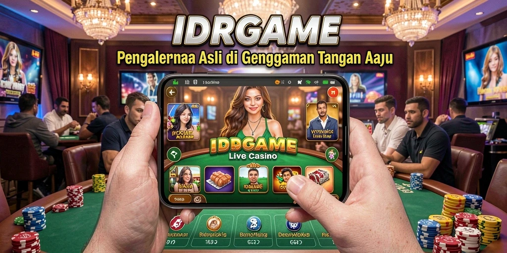Tampilan gameplay Live Casino yang menarik di IDRGAME.