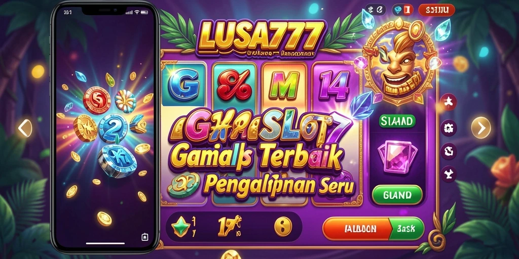 Tampilan gameplay slot yang menarik dan penuh warna di LUSA777.