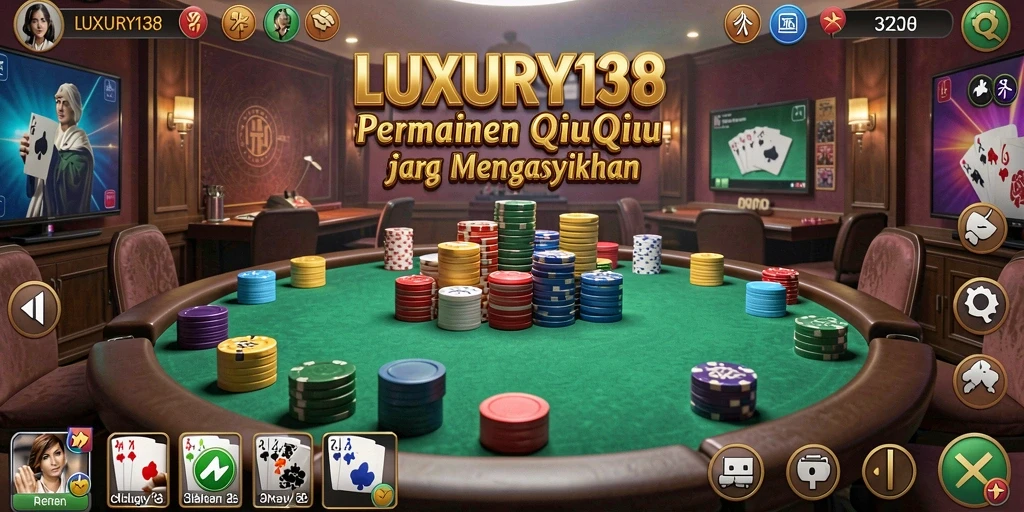 Screenshot utama LUXURY138 menampilkan aksi permainan QiuQiu yang seru.