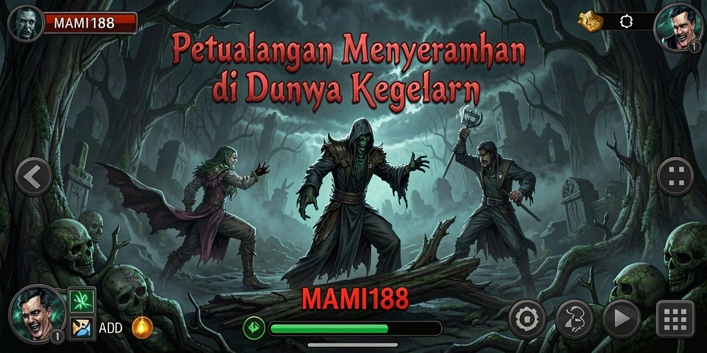 Gameplay menegangkan MAMI188 dengan suasana kegelapan!