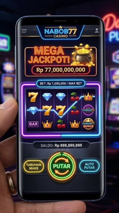 Tampilan utama aplikasi nabob77 yang menarik.